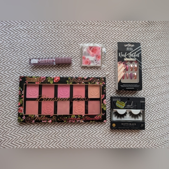 L.A. Colors Other - Beauty Creations Press-On Nails - Rose and Mauve bundle Of 5 Items